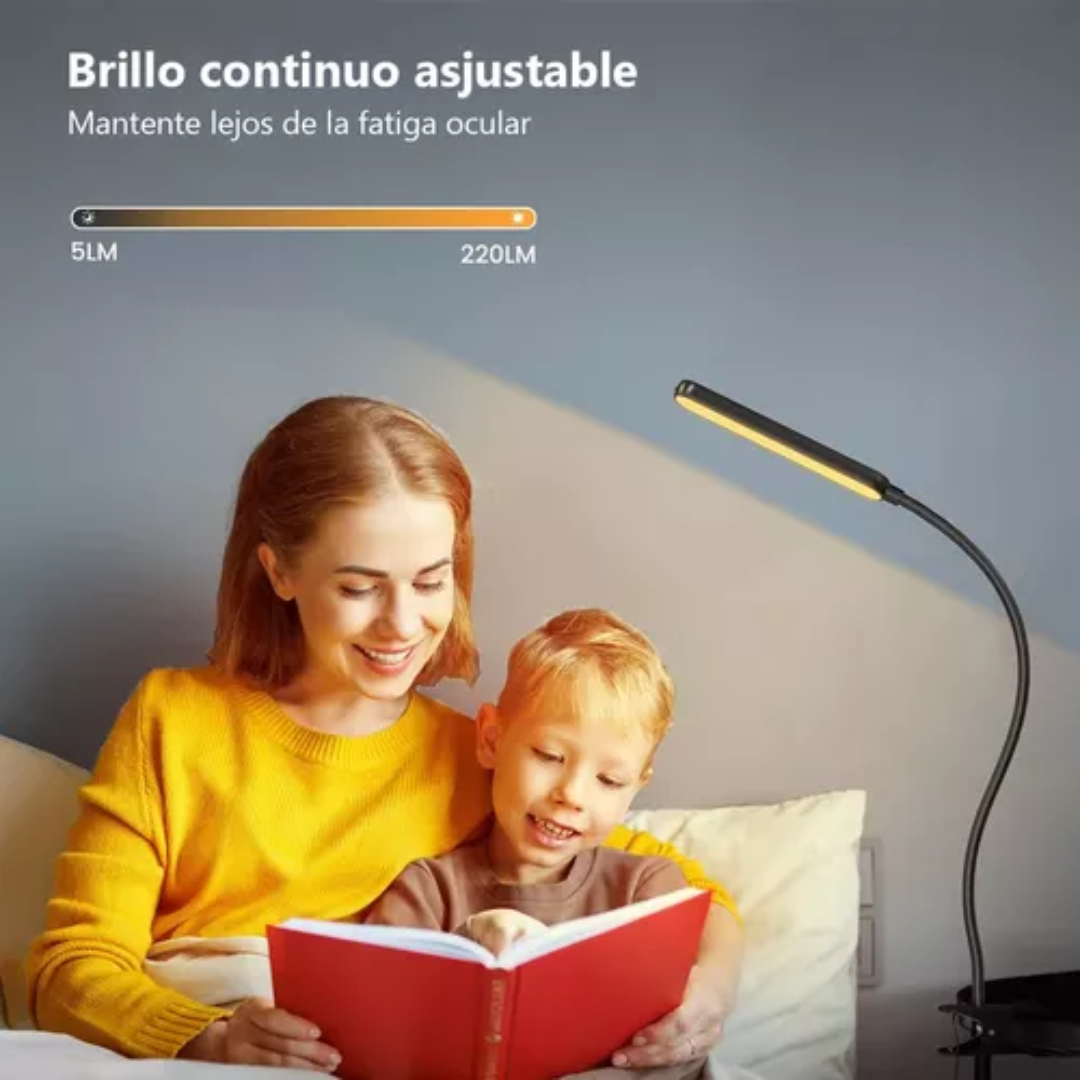 Miniatura 3 de Lámpara Barra Lectura Pinza Ajustable